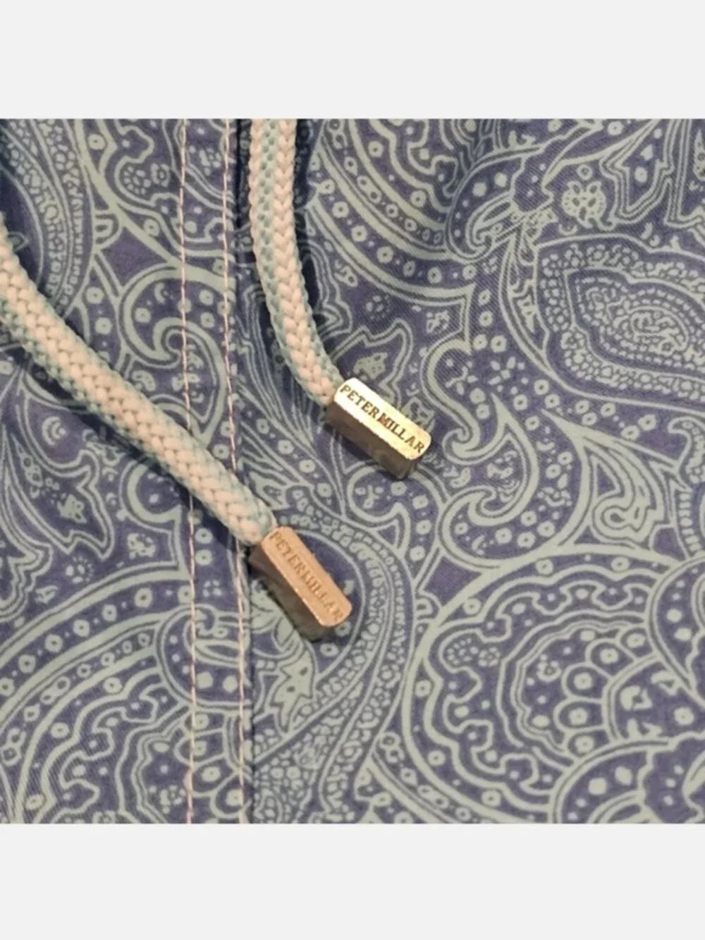 Peter Millar Paisley Print Swim Trunks XXL